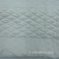 Tissu jacquard mélangé en polyester élastique en polyester